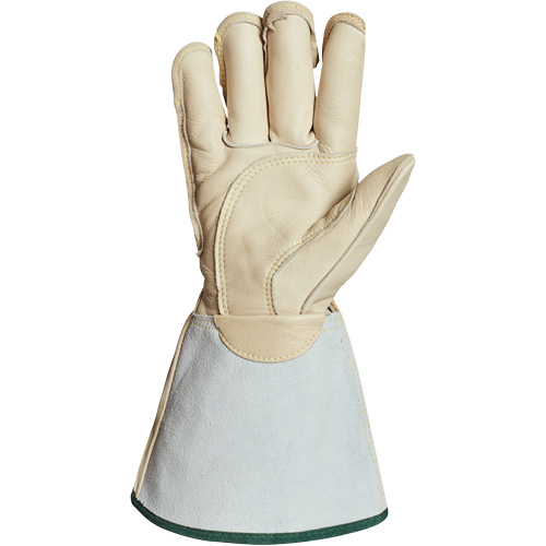 Endura&reg; Deluxe Winter Lineman Gloves with 6" Reflective Cuff, Large, Horsehide Palm, Fleece Inner Lining Par Equipment