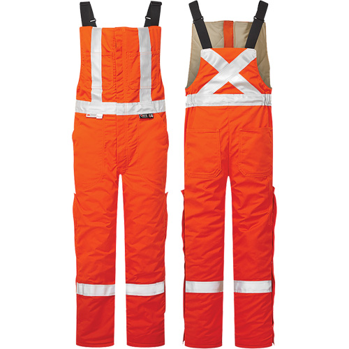 Salopette isol&eacute; haute visibilit&eacute; 9 oz UltraSoft, T-Grand, Orange Par Equipment