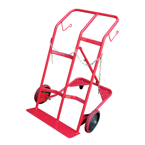 Chariot pour bouteilles, Roues Caoutchouc moul&eacute;, Base de 25-1/2"la x 7"lo, 350 lb Par Equipment