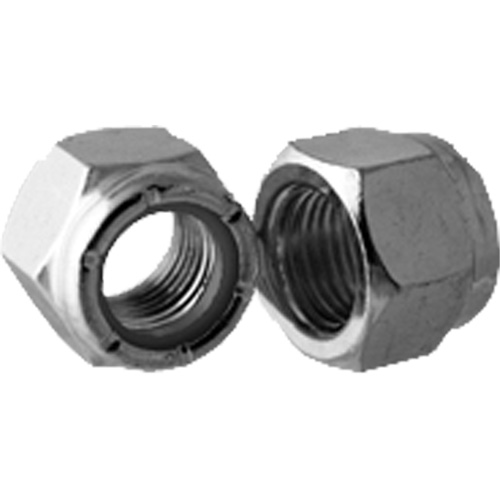 Bague arr&ecirc;toir en nylon mince de s&eacute;rie lourde NTU pour &eacute;crou de blocage, 3/4"-10 dia, Zingu&eacute; Par Equipment