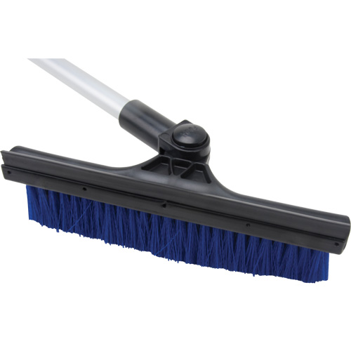 Snow Brush, Telescopic, Polypropylene Blade, 32-1/2" Long, Blue Par Equipment