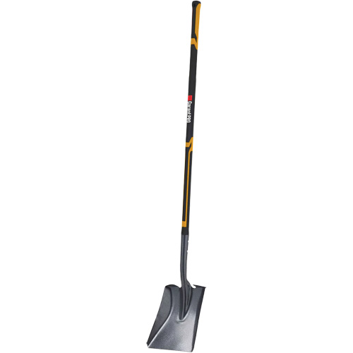 Pelle carr&eacute;e Pro, Fibre de verre, Lame Acier durci, Manche en Droit, Longueur 48" Par Equipment