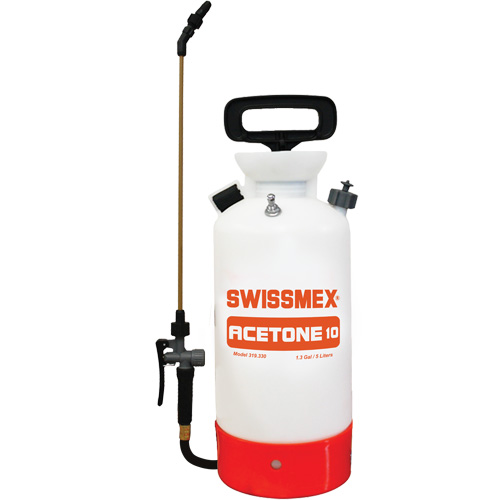 Pulv&eacute;risateur &agrave; main pour ac&eacute;tone , 1,3 gal. (5 L), Polypropyl&egrave;ne, Lance de 20" Par Equipment