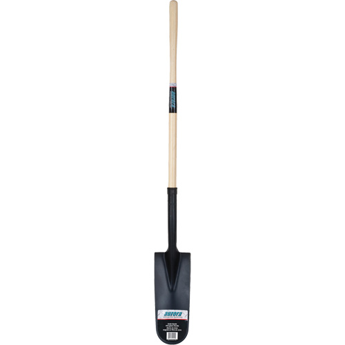 Pelle &agrave; drain, Acier durci, Lame 14" x 6", 46" lo, Manche Droit Par Equipment