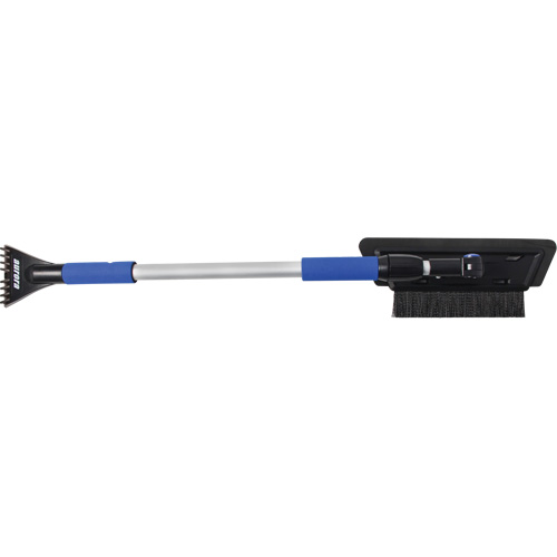 Brosse &agrave; neige, T&eacute;lescopique, lame Mousse de CAV/E, 48" Longueur, Noir/Bleu Par Equipment