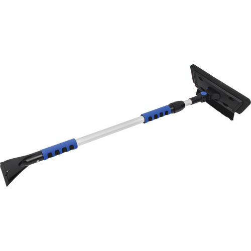 Brosse &agrave; neige, T&eacute;lescopique, lame Mousse de CAV/E, 48" Longueur, Noir/Bleu Par Equipment