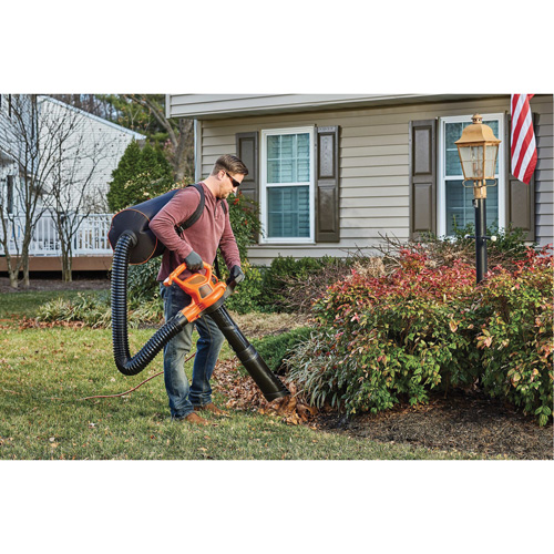 3-in-1 VacPack Leaf Blower/Vacuum/Mulcher, 250 MPH Output, Electric Par Equipment