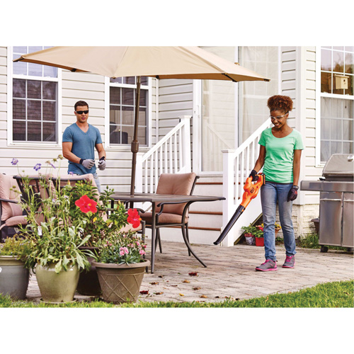 Max* Cordless Sweeper Kit, 20 V, 130 MPH Output, Battery Powered Par Equipment