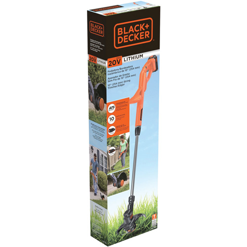 Max* Cordless String Trimmer/Edger Kit, 10", Battery Powered, 20 V Par Equipment