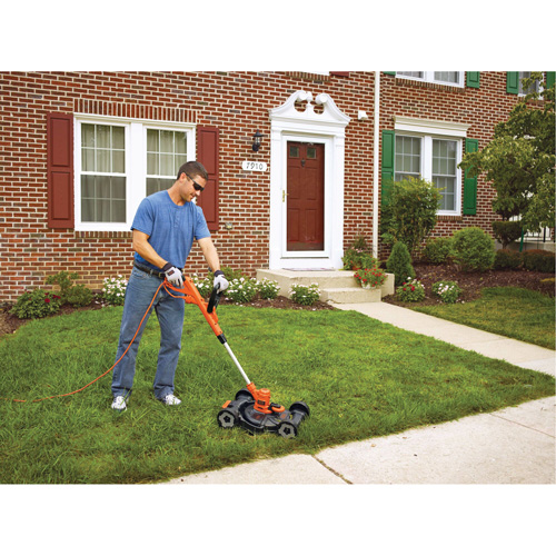 3-in-1 Compact Mower, Push Walk-Behind, Electric, 12" Cutting Width Par Equipment