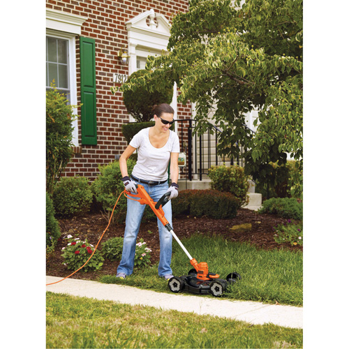 3-in-1 Compact Mower, Push Walk-Behind, Electric, 12" Cutting Width Par Equipment