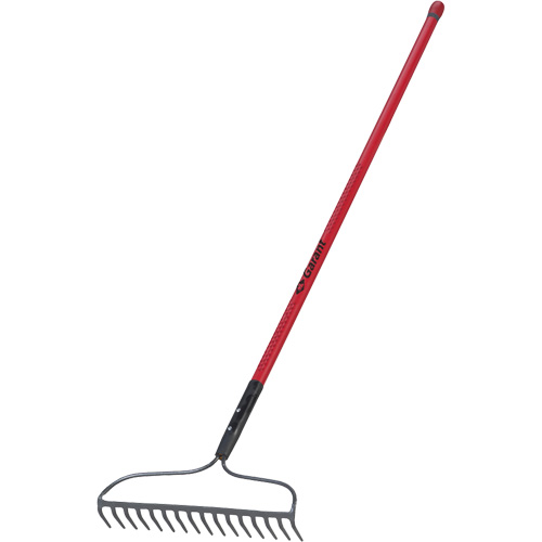 Bow Rake, Fibreglass Handle, 66" L, 16-4/5" Blade, 16 Tines Par Equipment