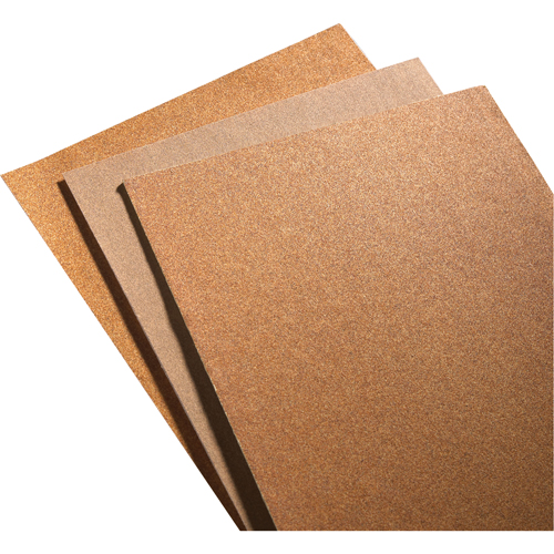 Papier abrasif en feuilles de papier - A511, 9" x 11", Grain 180, Grenat Par Equipment