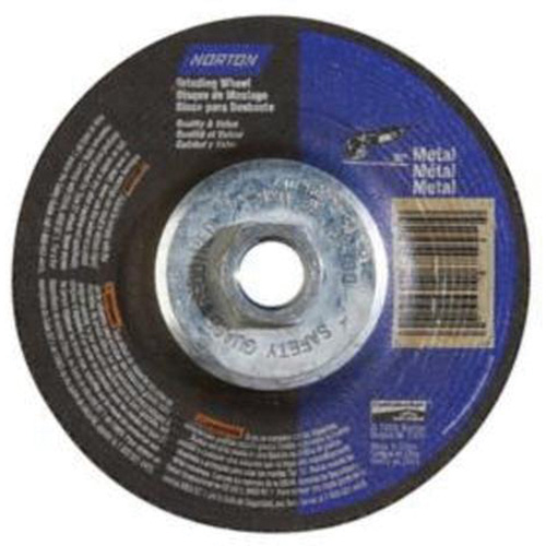 Meules pour le m&eacute;tal, 4-1/2" x 1/4", Arbre 5/8"-11, Oxyde d'aluminium, Type 27 Par Equipment