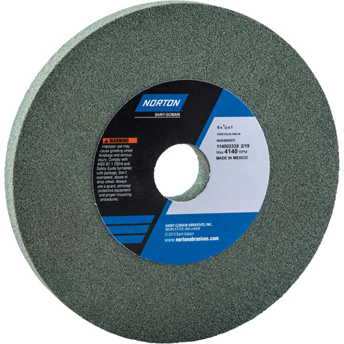 Bench Grinding Wheels - Gemini, 6" x 1/2", 1" Arbor Par Equipment
