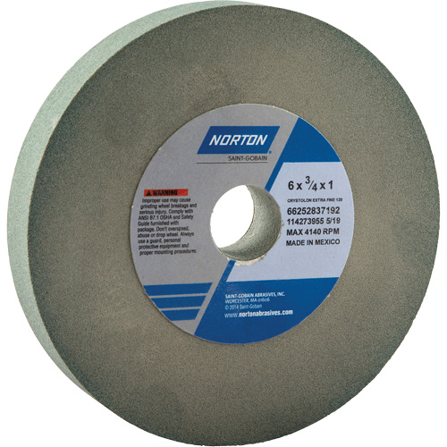 Bench Grinding Wheels - Gemini, 6" x 3/4", 1" Arbor Par Equipment