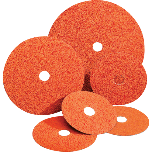 Disques en fibre Blaze, C&eacute;ramique d'alumine, 24, 4-1/2" Dia x 7/8" Arbre Par Equipment