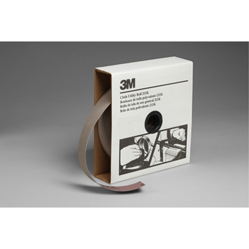Utility Roll 211K, Aluminum Oxide, 1-1/2" W x 150' L, 220 Grit Par Equipment
