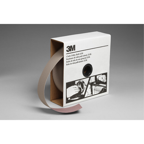Utility Roll 211K, Aluminum Oxide, 2" W x 150' L, 100 Grit Par Equipment