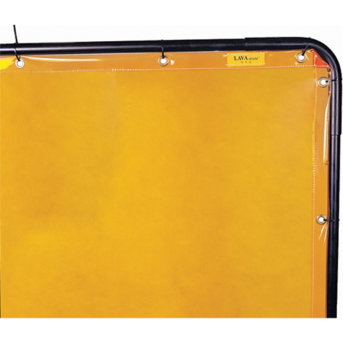 Lavashield Curtain, 68.5" x 68.5", High Transparency, Yellow Par Equipment