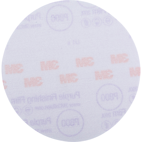 DISQUE FINITION MAUVE 6" HOOKIT GRN P800 50/BTE, 6" Dia., P800 Grit Par Equipment