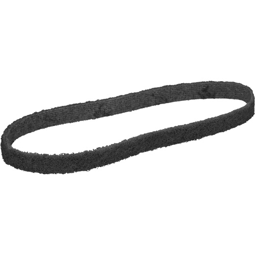 Courroie de conditionnement de surface Scotch-Brite, 1/2" la x 18" lo, Oxyde d'aluminium, Grain Super fin Par Equipment