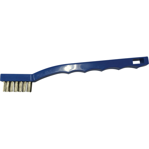 Small Cleaning Scratch Brushes, Brass, 3 x 7 Wire Rows, 7-3/4" Long Par Equipment