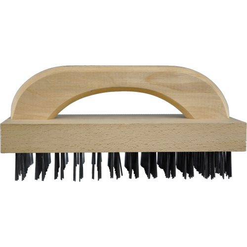 Flat Wire Butcher Block Brushes, Flat Steel Wire, 8 x 12 Wire Rows, 9" Long Par Equipment