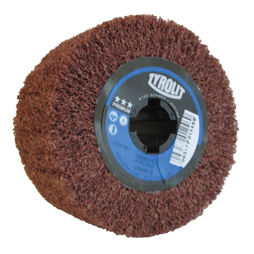 Pro-Line Surface Conditioning Drum, 4" Dia. x 2" W, 3/4" Arbor, Coarse Grit, Aluminum Oxide Par Equipment