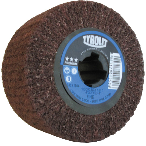 Pro-Line Surface Conditioning Drum, 4" Dia. x 2" W, 3/4" Arbor, Fine Grit, Aluminum Oxide Par Equipment
