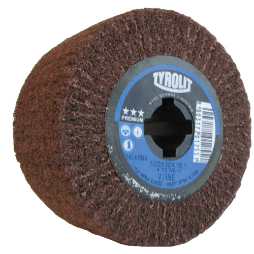 Pro-Line Surface Conditioning Drum, 4" Dia. x 2" W, 3/4" Arbor, Very Fine Grit, Aluminum Oxide Par Equipment