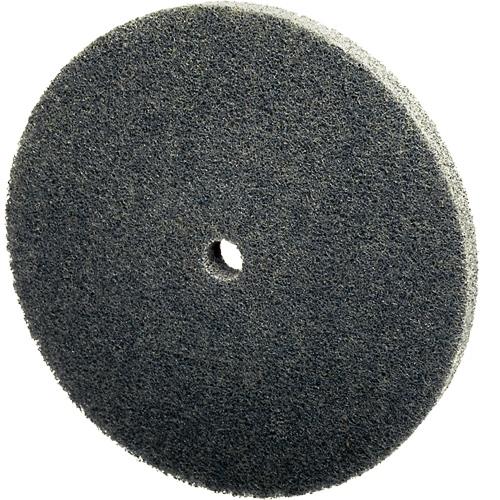 Scotch-Brite EXL Unitized Wheel, 3" x 1/4", 1/4" Arbor, Fine Grit, Silicon Carbide Par Equipment