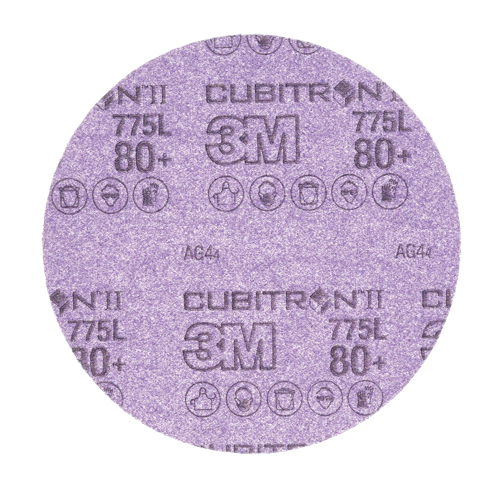Cubitron II Stikit Film Disc Roll, 6" Dia., 80+ Grit, Ceramic Par Equipment