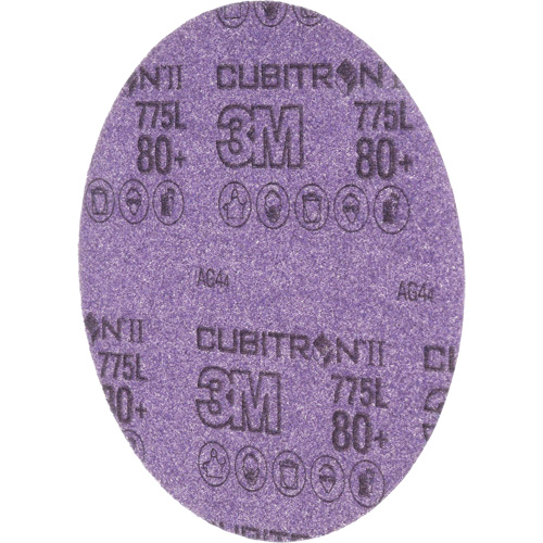 Cubitron II Stikit Film Disc Roll, 6" Dia., 80+ Grit, Ceramic Par Equipment