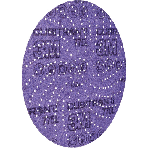 Cubitron II Hookit Film Disc 775L, 5" Dia., 80+ Grit, Ceramic, F-Weight Par Equipment