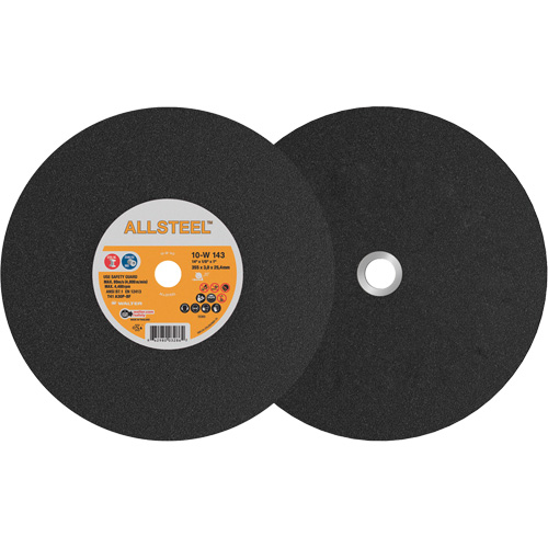 AllSteel Chopsaw Wheel, 14" x 1/8", 1" Arbor, Type 1, Aluminum Oxide, 4400 RPM Par Equipment