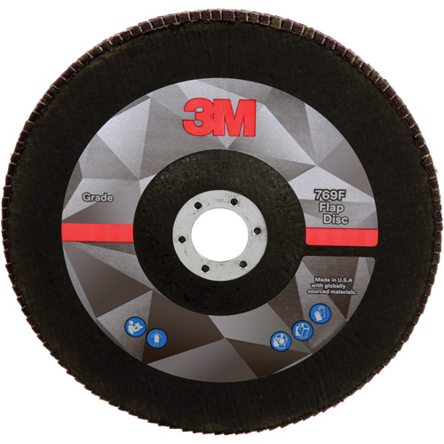 769F Quick Change Flap Disc, 7" x 5/8"-11, Type 27, 40+ Grit, Aluminum Oxide/Ceramic Par Equipment