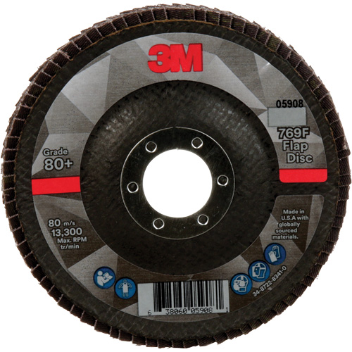 769F Quick Change Flap Disc, 4-1/2" x 7/8", Type 29, 80+ Grit, Ceramic Par Equipment