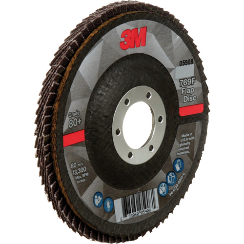 769F Quick Change Flap Disc, 4-1/2" x 7/8", Type 29, 80+ Grit, Ceramic Par Equipment