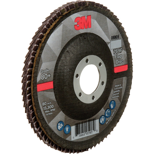 769F Quick Change Flap Disc, 4-1/2" x 7/8", Type 27, 80+ Grit, Ceramic Par Equipment