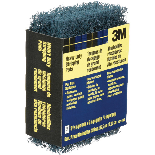Heavy-Duty Stripping Pads, Aluminum Oxide, 3-1/2" x 5", Coarse Grit Par Equipment