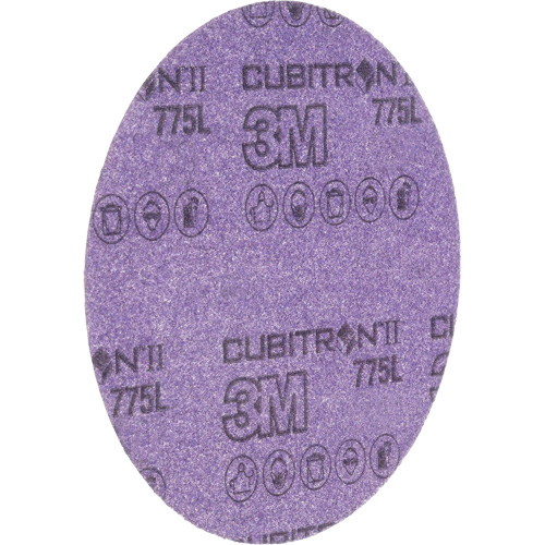 Disque en pellicule s&eacute;rie 775L Cubitron II Hookit, dia 6", Grain 240+, C&eacute;ramique, 3 mils Par Equipment