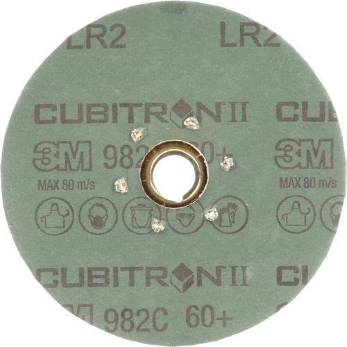 Disque en fibre 982C Cubitron II, C&eacute;ramique, 60+, 4-1/2" Dia Par Equipment