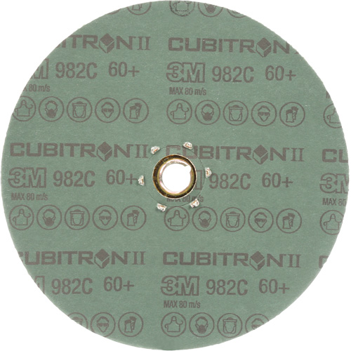 Disque en fibre 982C Cubitron II, C&eacute;ramique, 60+, 7" Dia Par Equipment
