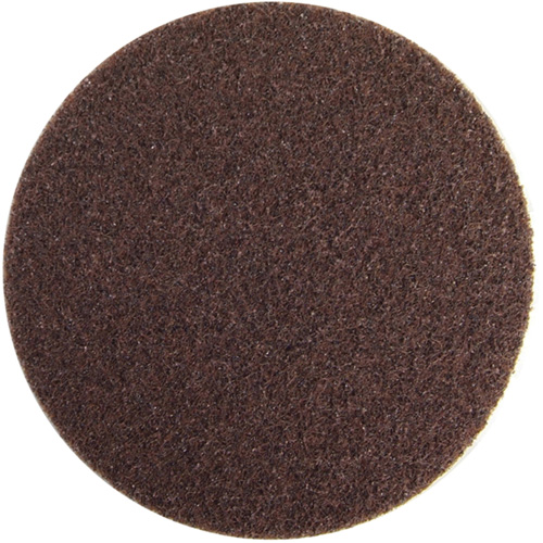 Disque non tiss&eacute; autoagrippant, 4" dia., Grain Cors&eacute;, Oxyde d'aluminium Par Equipment