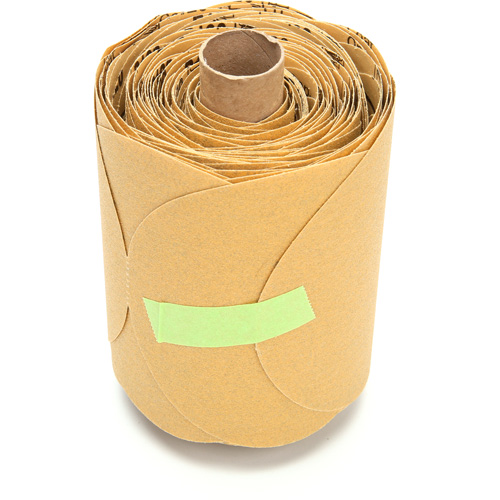 Stikit Gold Paper 216U Disc Roll, Aluminum Oxide, 5" W x 52' L, P120 Grit Par Equipment