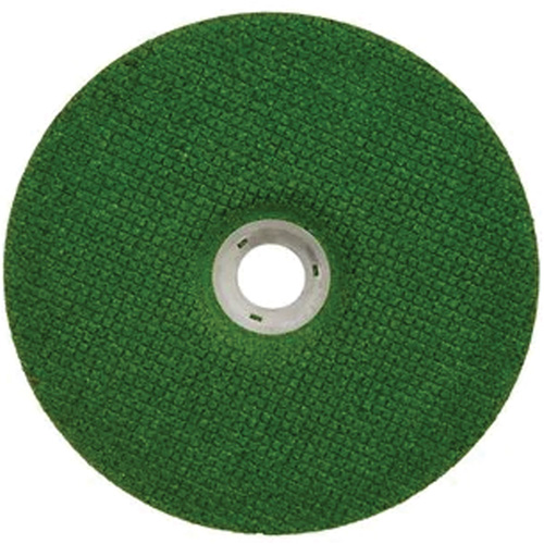 Meule &agrave; moyeu d&eacute;port&eacute; Green Corps, 7" x 1/8", Arbre 7/8", C&eacute;ramique, Type 27 Par Equipment