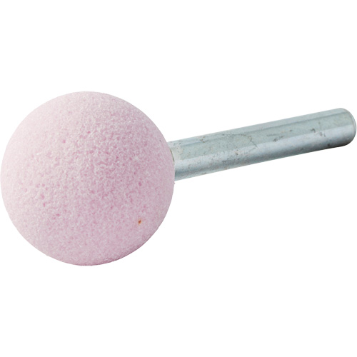 Meule mont&eacute;e vitrifi&eacute;e, A25, Oxyde d'aluminium, 1" dia., 1" lo, 80 Grain Par Equipment