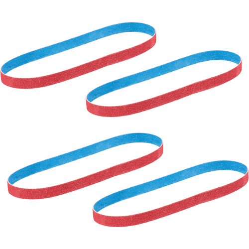 Bandfile Belts, 3/8" W x 13" L, Ceramic, 120 Grit Par Equipment
