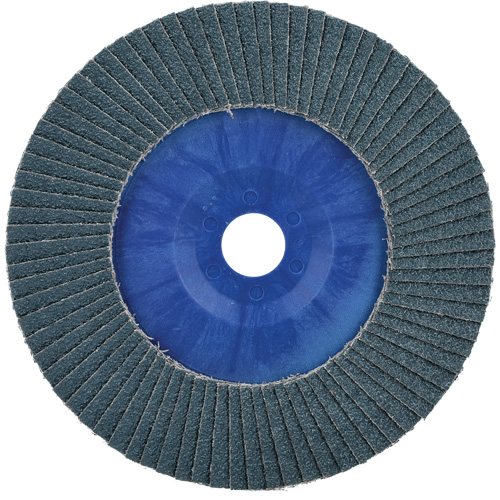 BlueFire Quick Trim Flap Disc, 7" x 7/8", Type 27, 40 Grit, Zirconia Alumina Par Equipment